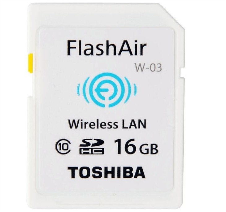 無線傳輸利器 16GB東芝FlashAir SD卡僅售129元，數(shù)碼交換更便捷